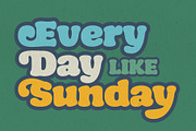 Seventies Sunrise; Retro Fonts, a Font by Eko Bimantara (Thumbnail 2 of 14)