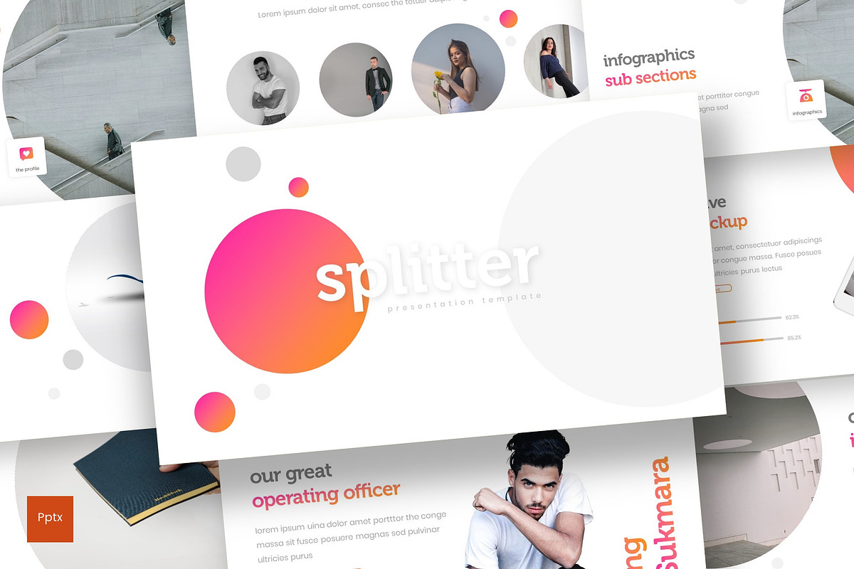 Splitter - Powerpoint Template, a Presentation Template by inspirasign