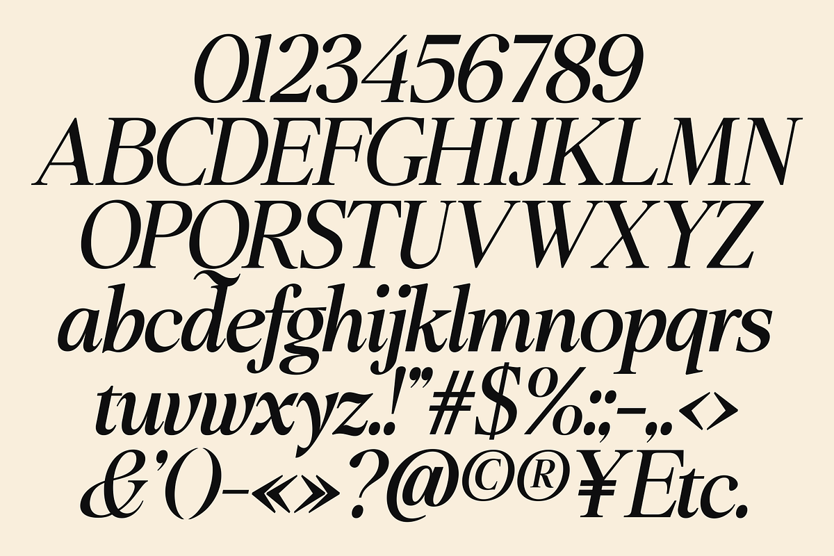 Orvella Font, a Serif Font by Marvadesign (Photo 9 of 12)