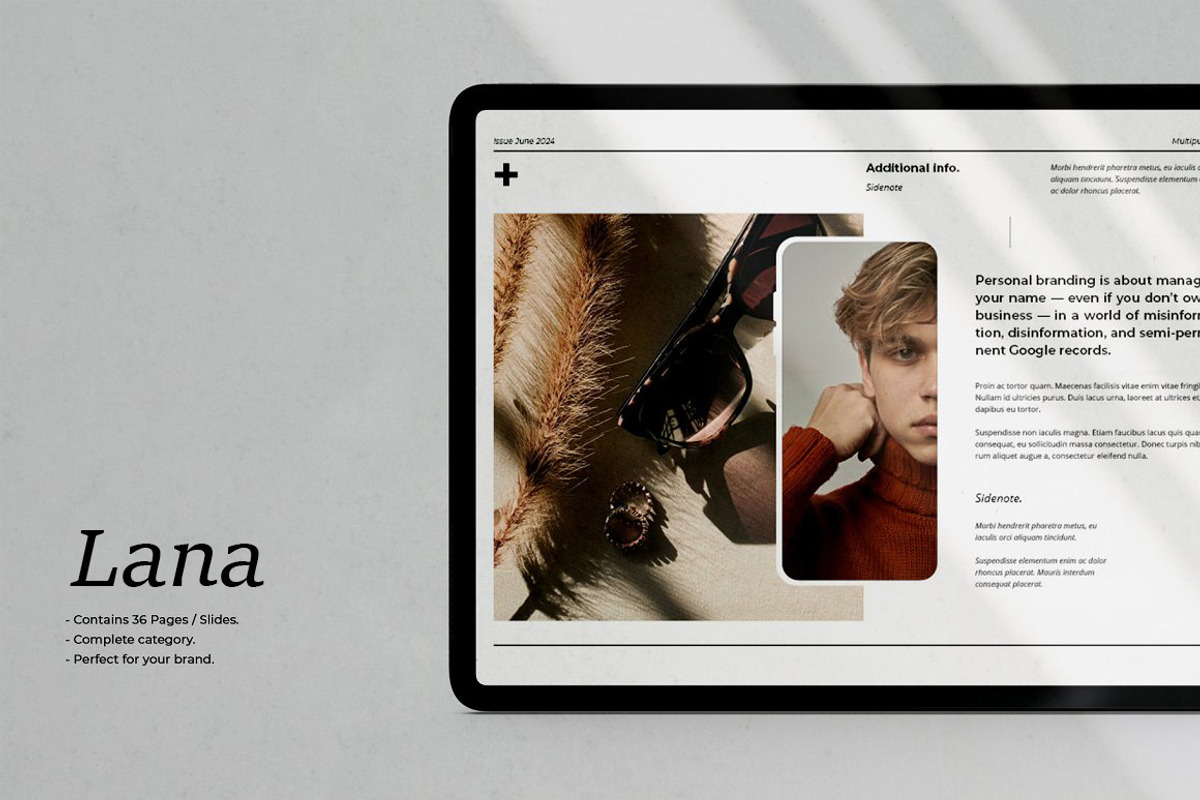 LANA | Brand Guidelines, a Brochure Template by Analogi Studio (Photo 2 of 22)