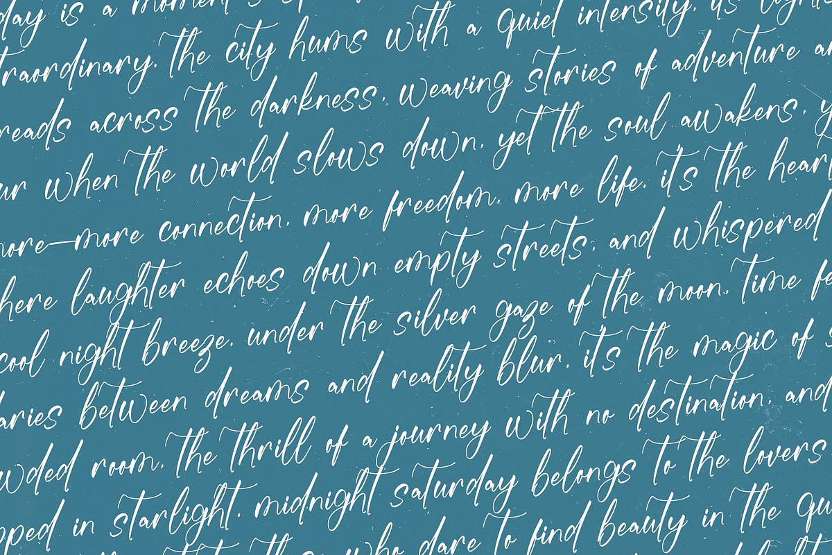 Midnight Saturday Stylish Font, a Script Font by stylishtype.co (Photo 16 of 20)