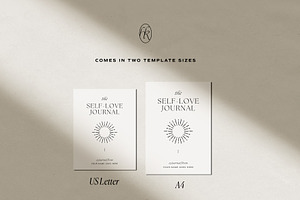 Self-love Journal Canva Template