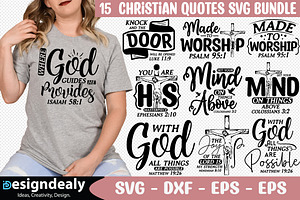 Christian Quotes SVG Bundle, a Graphic by Buysvgbundles