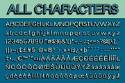 Lazario 3D, a Sans Serif Font by Craft Supply Co. (Thumbnail 8 of 8)