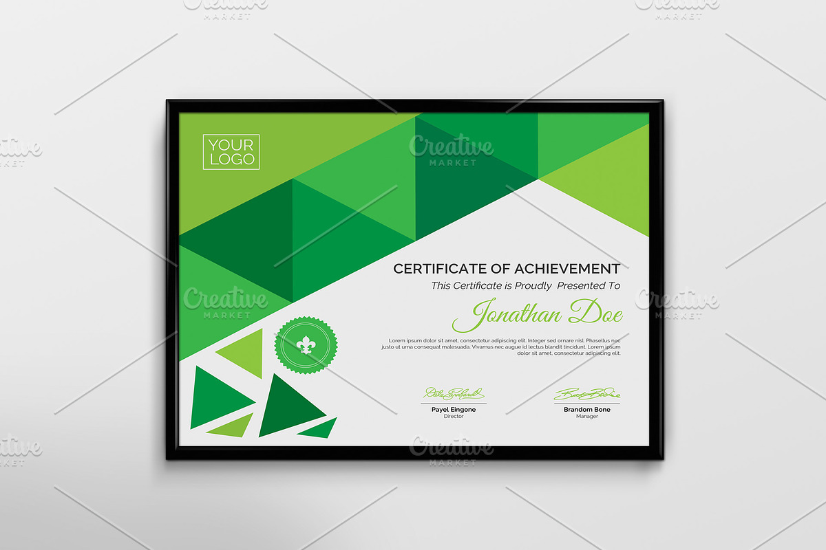Abstract Certificate, a Stationery Template by Cristal Pioneer (Photo 3 of 5)