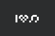Woqna Pixel Tech Font, a Font by baqoos (Thumbnail 5 of 9)