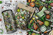 7 Epidemic Seamless Patterns, a Pattern Graphic by BALABOLKA (Thumbnail 6 of 8)