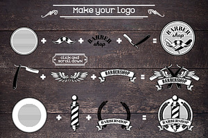 Barber Shop Logo Constructor