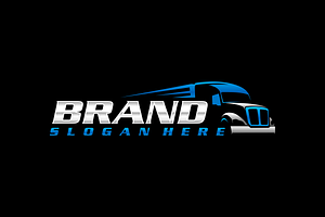 Trucking logo template