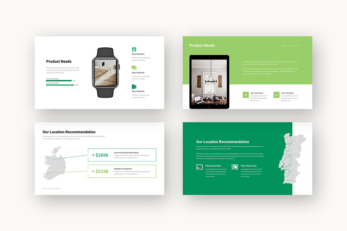 Guro : Green Business Google Slides, a Presentation Template by Punkl Camp (Photo 7 of 16)