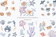 Ocean Dreams Watercolor Set, an Object Graphic by ViolettaKh (Thumbnail 6 of 7)
