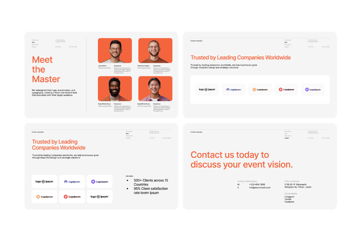 Chateau Portfolio Google Slides, a Presentation Template by Unich Design Bureau (Photo 3 of 7)