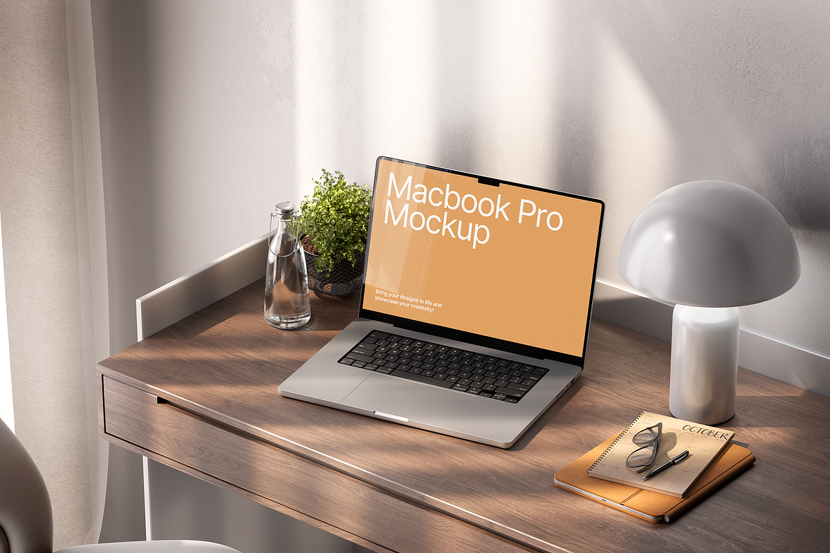Workspace Device Mockup Set, a Mac Mockup by kavoon (Photo 4 of 4)