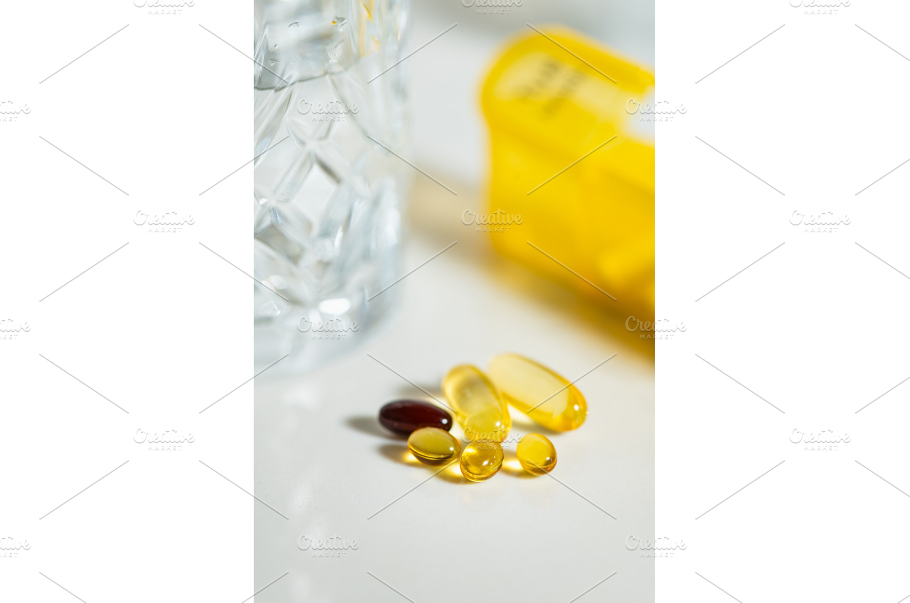 Pills, Vitamins near Container for, a Health & Medical Photo by MAnuta