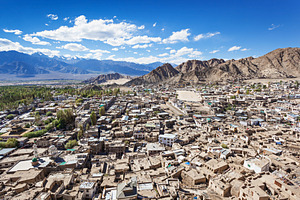 Leh town, a Photo by saiko3p