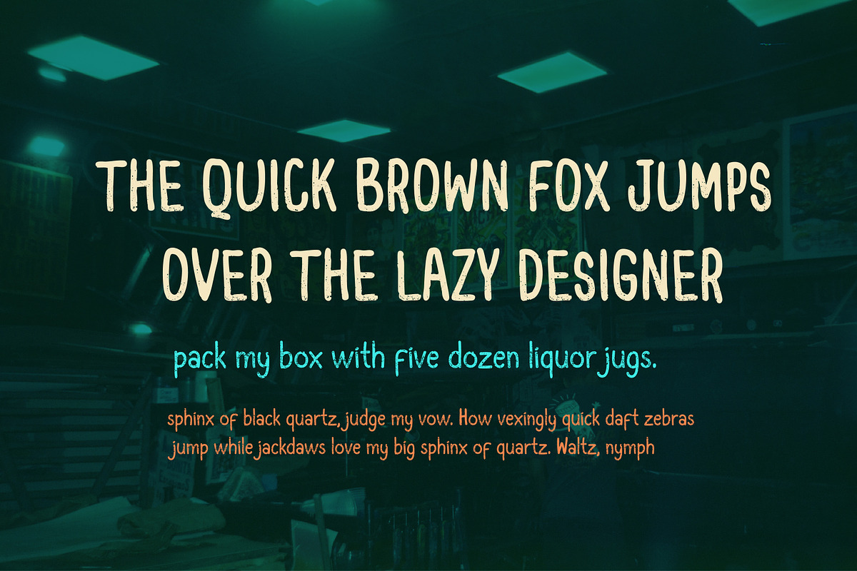 Kumola - Playful Rustic Typeface, a Font by Sanskertype Studio (Photo 5 of 7)