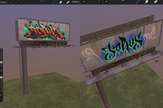 3d Graffiti Spots for Procreate ., an Architecture 3D Model by Torus1 (Thumbnail 3 of 6)