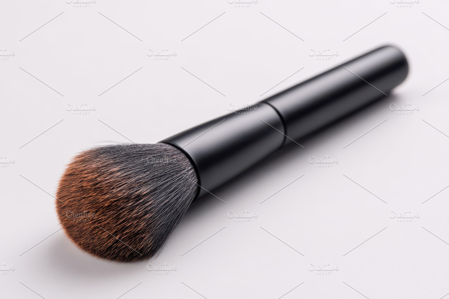 Professional makeup brush on light background, a Beauty & Fashion Photo by AlyaAnd