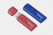 Flash Drive Mockup, a Wearable Device Mockup by Unerispace (Thumbnail 4 of 5)