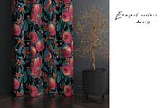POMEGRANATE EDEN - patterns & motifs, a Decorative Illustration by Liiafis (Thumbnail 14 of 15)