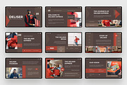 Delivery Service Google Slides, a Presentation Template by BeadyLab (Thumbnail 2 of 6)