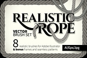 Realistic rope brushes #01, a Brush Add-On by Alxla design