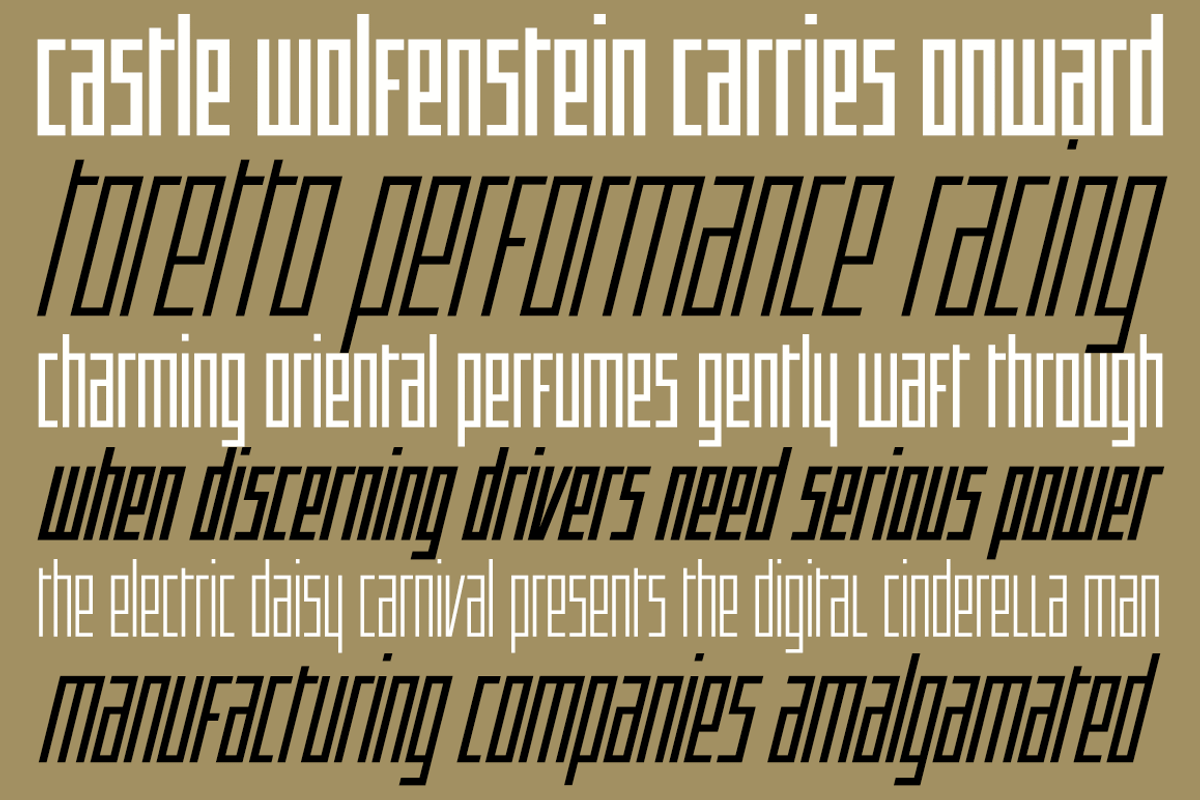 Offroad Condensed Family preview 2