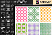 Procreate Floral Geometric Seamless, a Brush Add-On by DrawingStoryShop (Thumbnail 2 of 6)