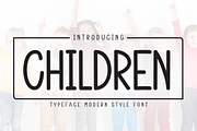 Children | Script Font, a Handwritten Font by Scratchones (Thumbnail 1 of 8)