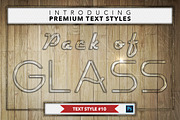 Glass #1 - 16 Text Styles, a Layer Style Add-On by Jonas Stensgaard (Thumbnail 11 of 19)