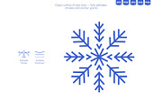 Outline Snowflakes & Winter Icons, an Illustration by Ilia Design (Thumbnail 4 of 10)