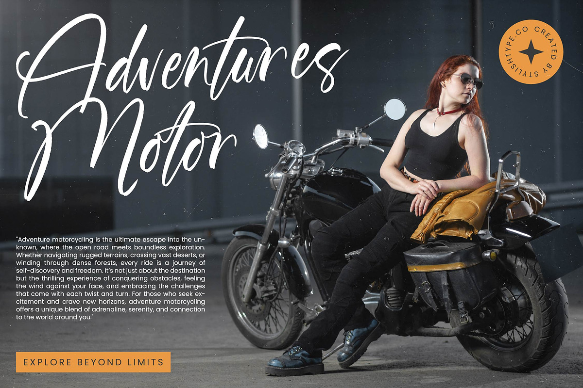 Blazking Bold Brush Font, a Script Font by stylishtype.co (Photo 14 of 20)