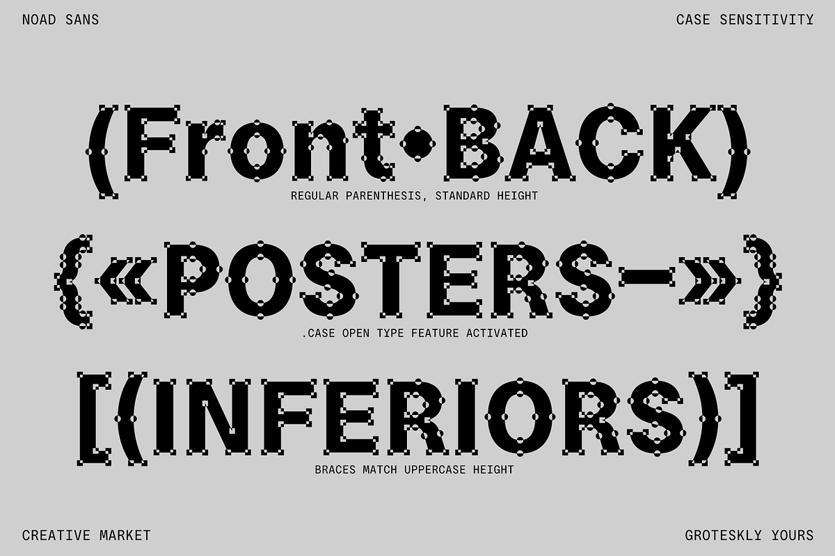 Noad Sans – Experimental Type Family, a Sans Serif Font by Eugene Tantsurin (Photo 8 of 15)