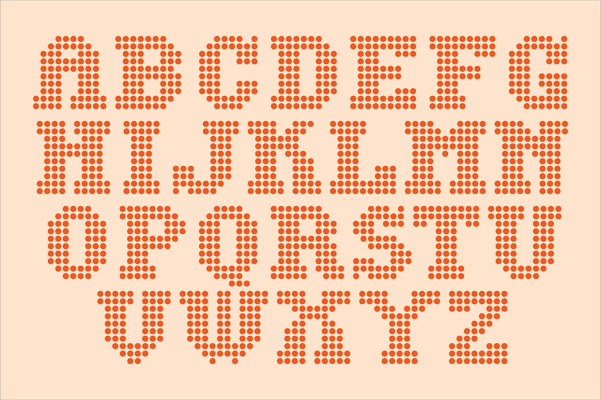 Display Dots Two Serif Font, a Font by GG Design (Photo 3 of 6)