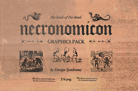 Necronomicon Graphics Pack, an Object Graphic by Design syndrome