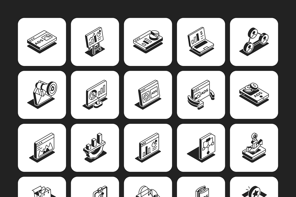200 Business Growth Icons, an Outline Icon by Prosymbols (Photo 9 of 9)