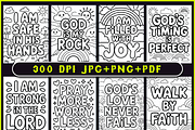 Christian Affirmation Quotes Book, an Education Illustration by Ink Gallery (Thumbnail 2 of 4)