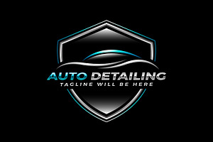 Auto Detailing Logo Design Template