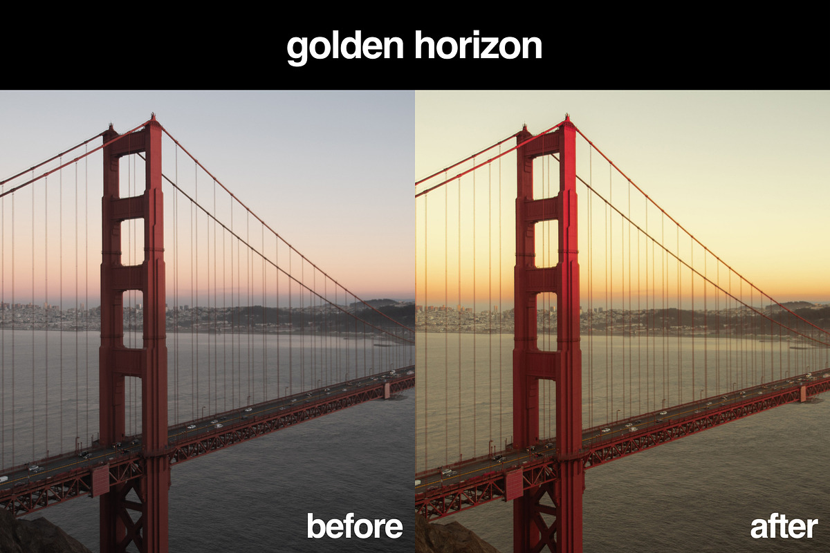 8 Golden Hour Lightroom Presets, a Preset Add-On by Gridfiti (Photo 2 of 9)