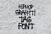 Hip Hop Graffiti Tag Spray Font, an Object Graphic by AntonyChernianu (Thumbnail 1 of 3)