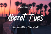 Abeezet Tuez Handwritten Font, a Handwritten Font by VectorCraft (Thumbnail 1 of 5)