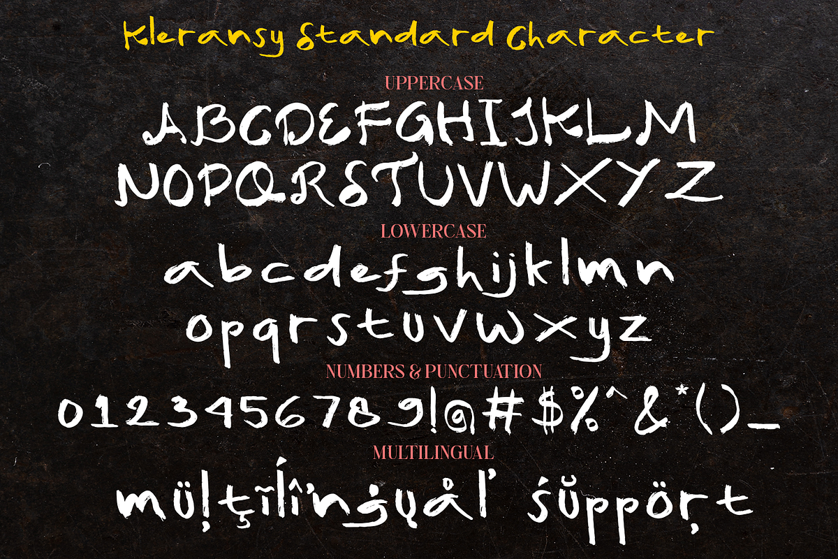 Kleransy Brush Font, a Handwritten Font by madeDeduk (Photo 3 of 8)