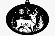 Christmas Ornament Design Bundle, a Graphic by Creativeshirt (Thumbnail 6 of 14)