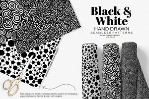 Black & White Hand-drawn Patterns