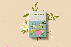 Tea Time Illustrations And Patterns