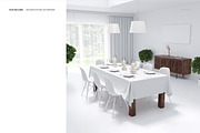 Dining Room Tablecloth Mockup, a Household Mockup by creatsy2 (Thumbnail 2 of 5)
