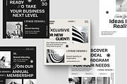 Minimalist Business Instagram Post, a Social Media Template by SquidPixey (Thumbnail 4 of 6)