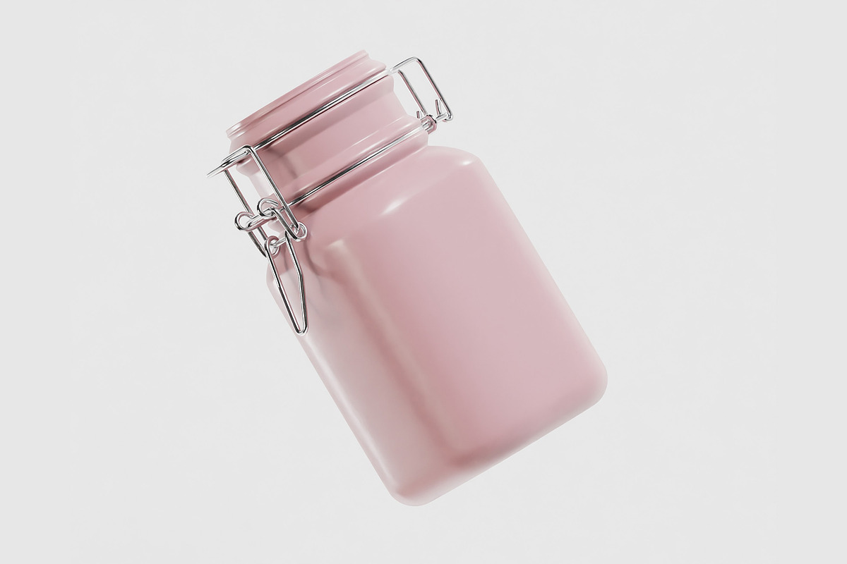 Kitchen glass jar, an Object 3D Model by fahad121 (Photo 3 of 5)
