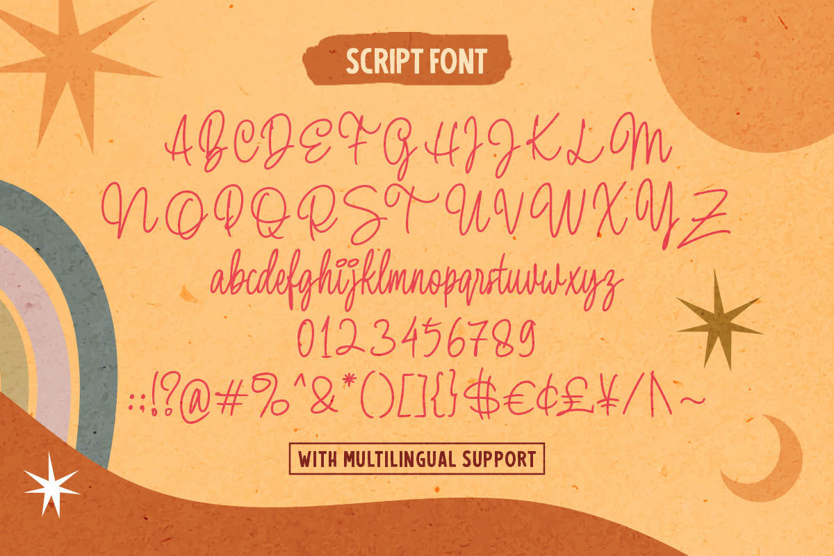 Bulgary Reagans - Cute Font Duo, a Handwritten Font by Littlehand (Photo 6 of 9)