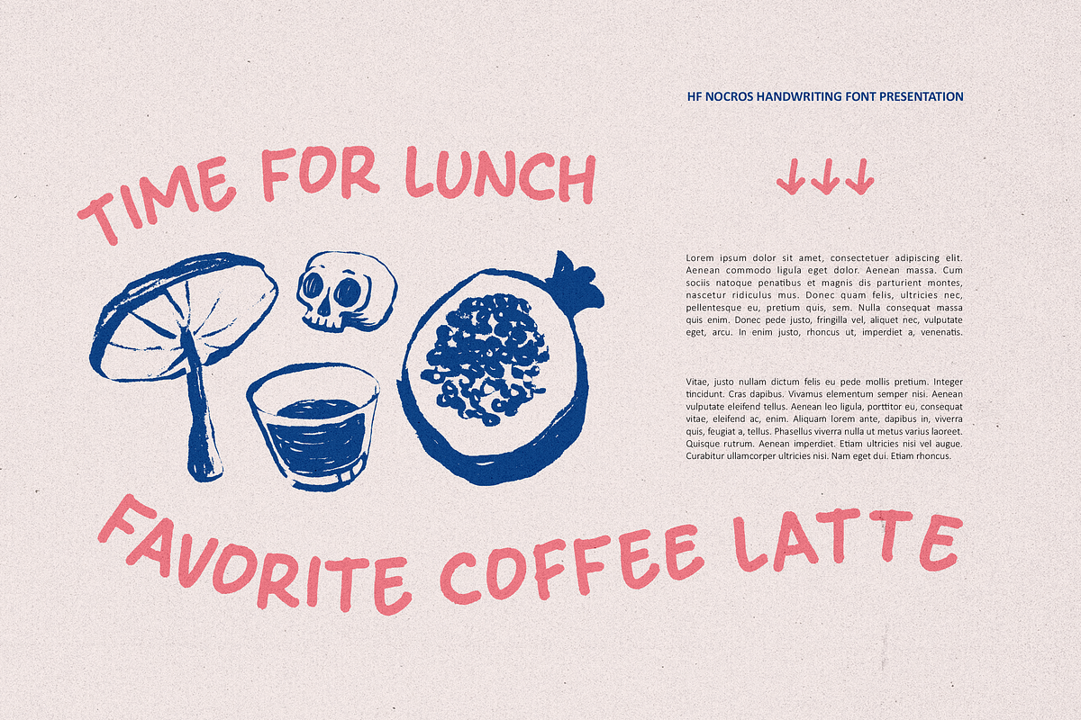 HF Nocros Handwriting, a Handwritten Font by 24Design Studios (Photo 5 of 11)